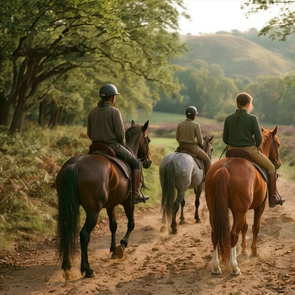 Balade à cheval en Corrèze, autour de Curemonte