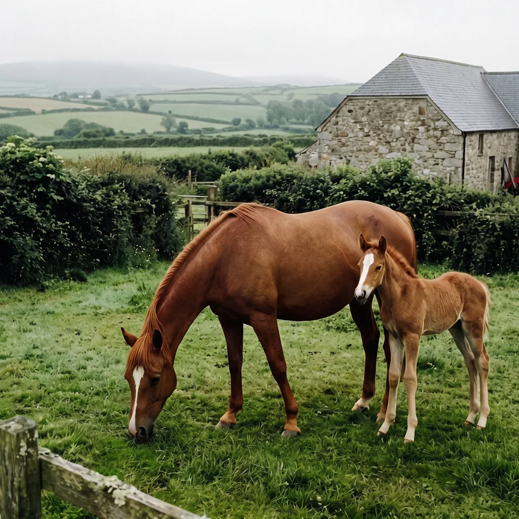 Élevage de chevaux au Équi boit l'Apéro, Curemonte