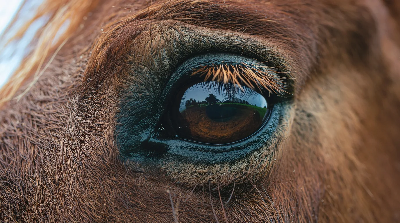 Un regard de cheval au Équi boit l'Apéro, Curemonte